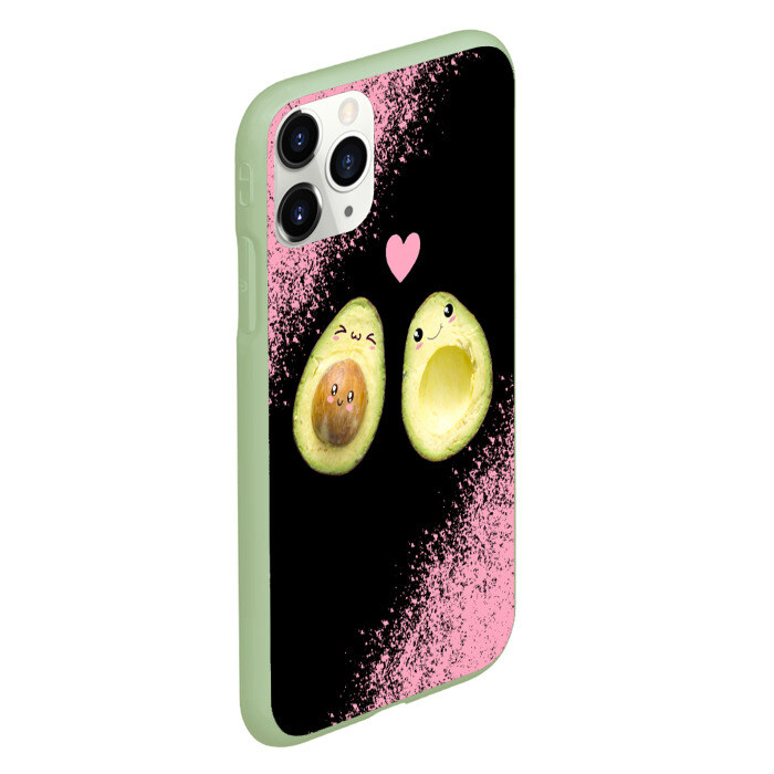 Чехол для iPhone 11 Pro матовый Авокадо фото