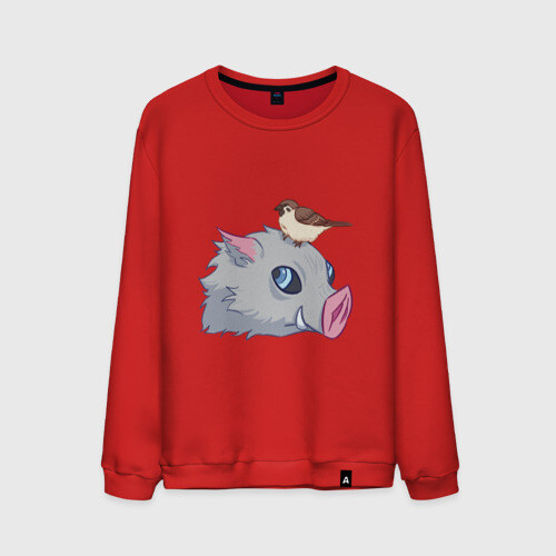 Мужской свитшот хлопок Иноске Хашибира фото