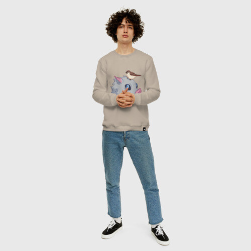 Мужской свитшот хлопок Иноске Хашибира фото