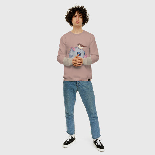 Мужской свитшот хлопок Иноске Хашибира фото