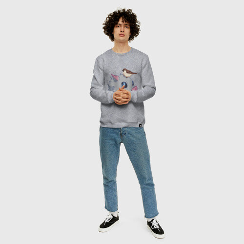 Мужской свитшот хлопок Иноске Хашибира фото