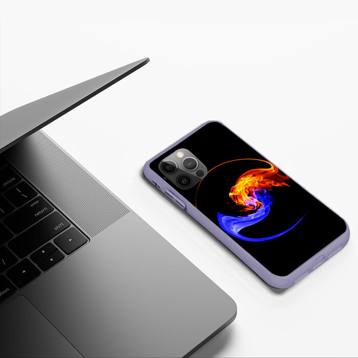 Чехол для iPhone 12 Pro Max Две стихии фото