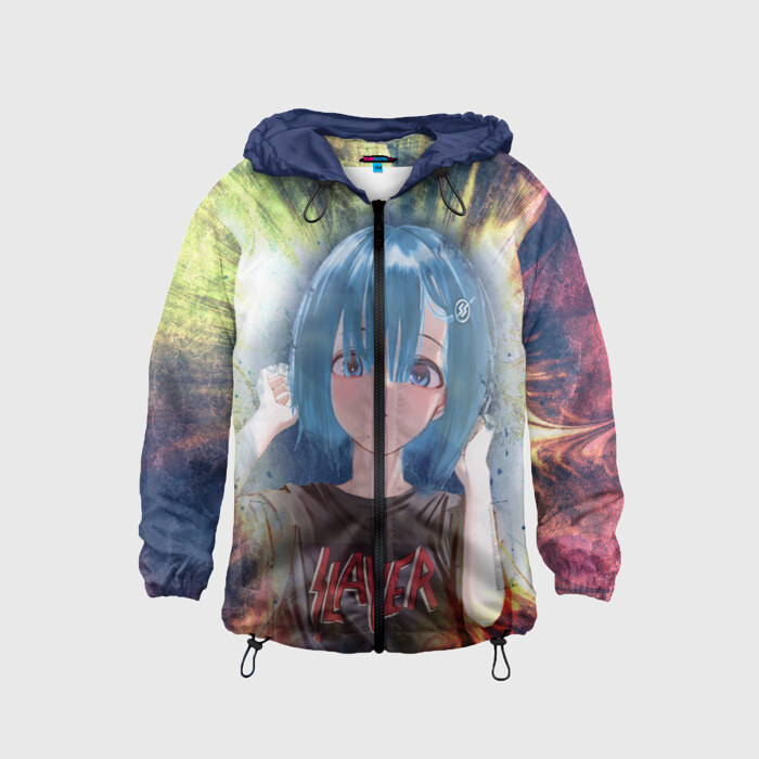 Детская ветровка 3D Rem Slayer фото