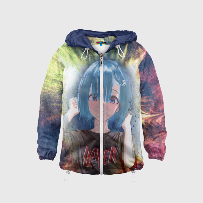 Детская ветровка 3D Rem Slayer фото