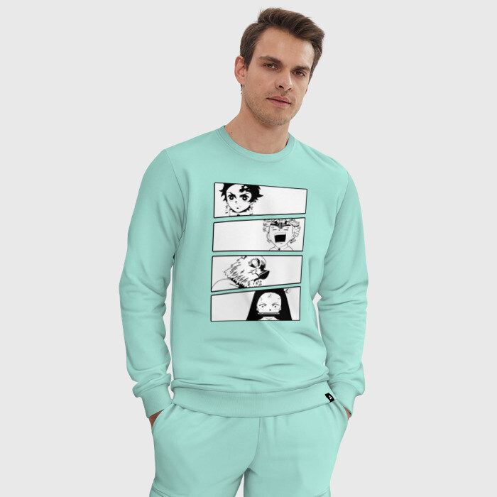 Мужской костюм хлопок Клинок рассекающий демонов фото