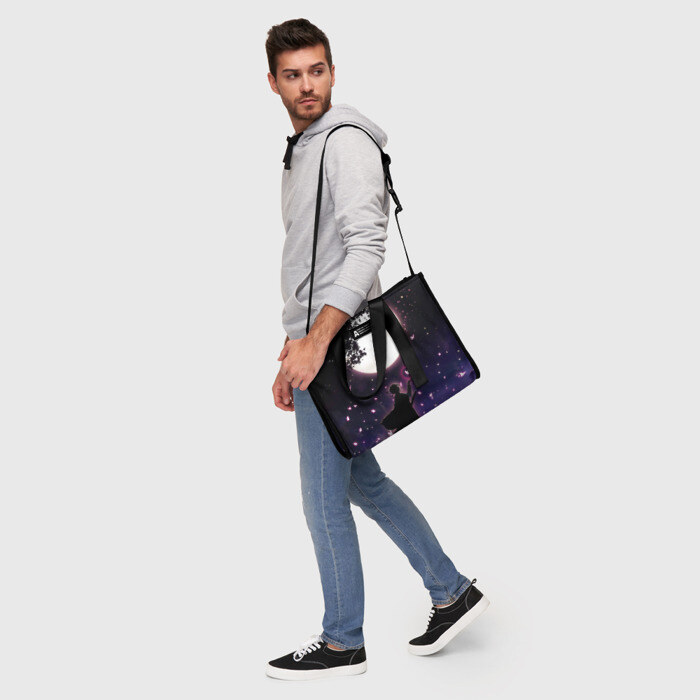 Сумка-шоппер 3D Шинобу Кочо Клинок демонов фото