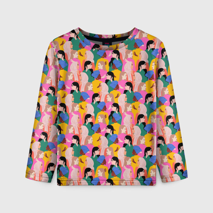 Детский лонгслив 3D 8 марта фото