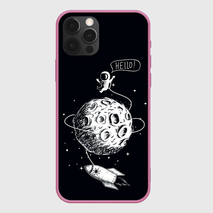 Чехол для iPhone 12 Pro Max Hello | Космонавт фото