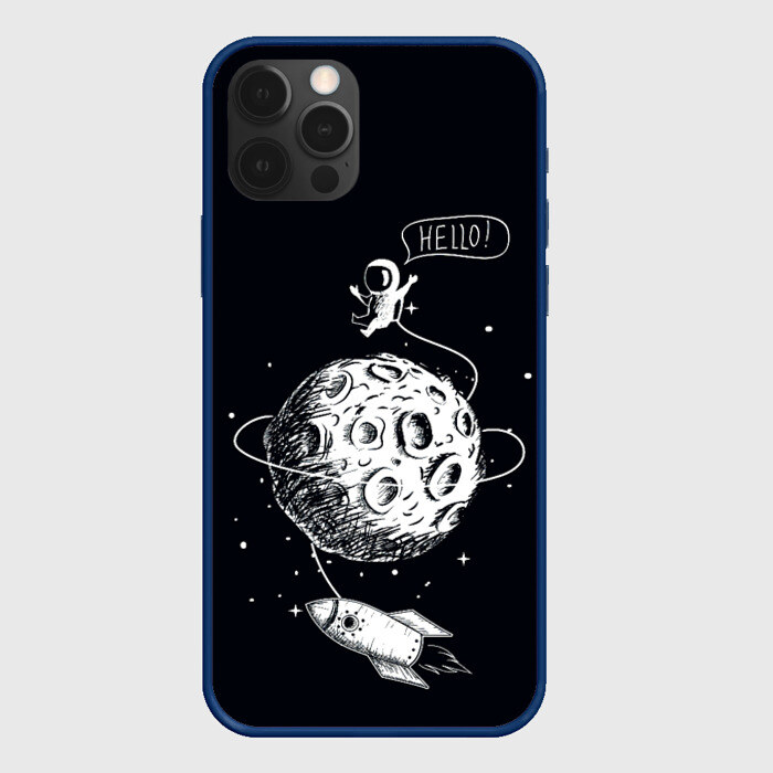 Чехол для iPhone 12 Pro Max Hello | Космонавт фото