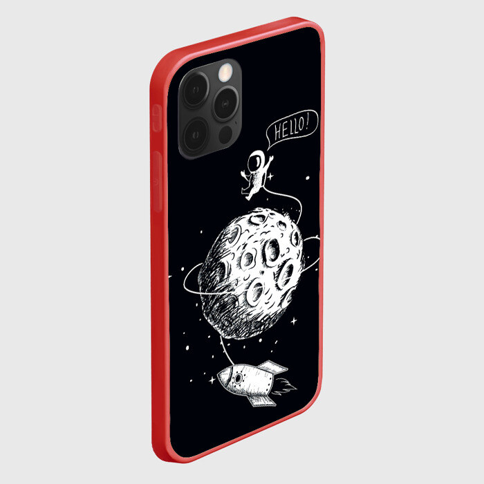 Чехол для iPhone 12 Pro Max Hello | Космонавт фото