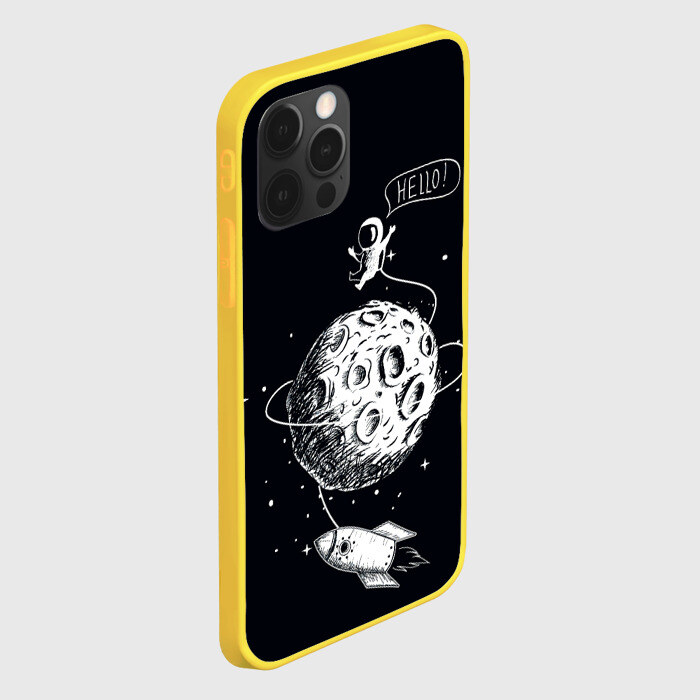 Чехол для iPhone 12 Pro Max Hello | Космонавт фото