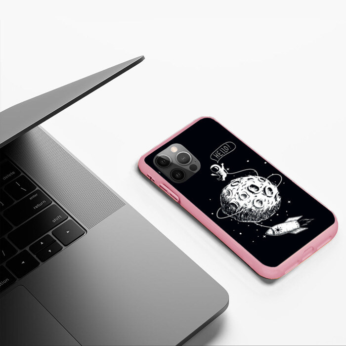 Чехол для iPhone 12 Pro Max Hello | Космонавт фото