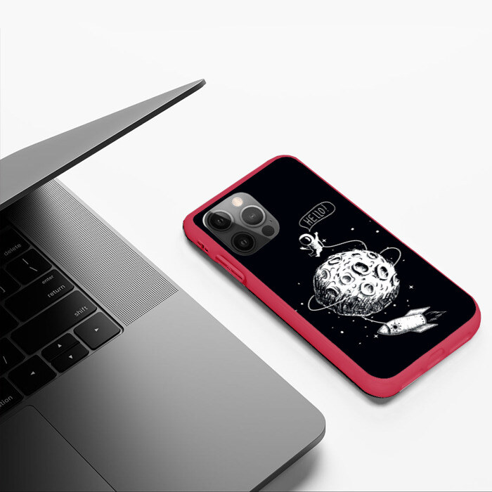 Чехол для iPhone 12 Pro Max Hello | Космонавт фото