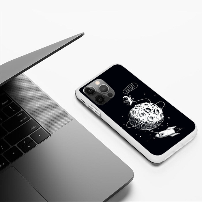 Чехол для iPhone 12 Pro Max Hello | Космонавт фото