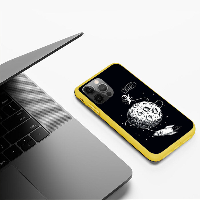 Чехол для iPhone 12 Pro Max Hello | Космонавт фото