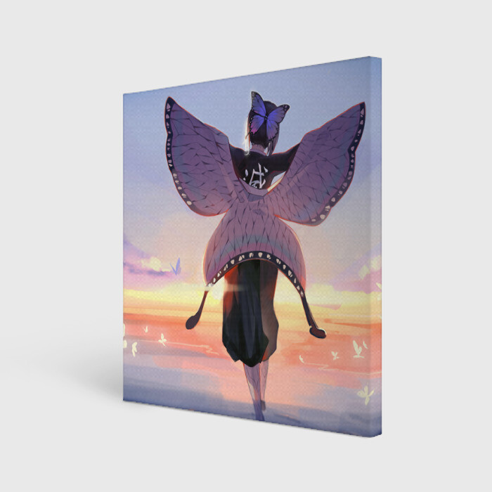 Холст квадратный КЛИНОК РАССЕКАЮЩИЙ ДЕМОНОВ фото