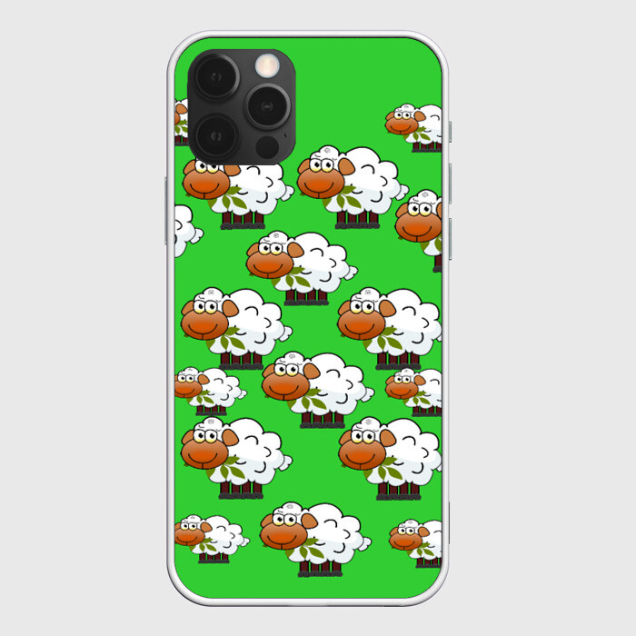 Чехол для iPhone 12 Pro Max Овцы фото