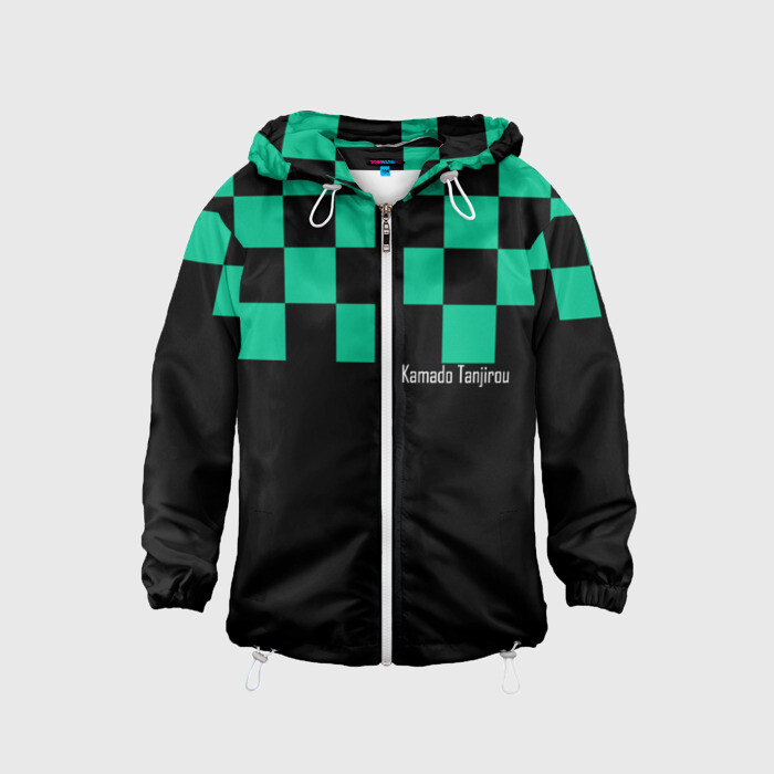 Детская ветровка 3D Kamado Tanjirou Kimetsu no Yaiba фото