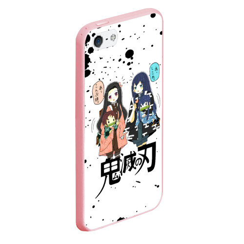 Чехол для iPhone 5/5S матовый Клинок рассекающий демонов фото