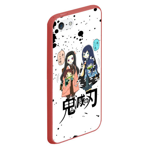 Чехол для iPhone 5/5S матовый Клинок рассекающий демонов фото