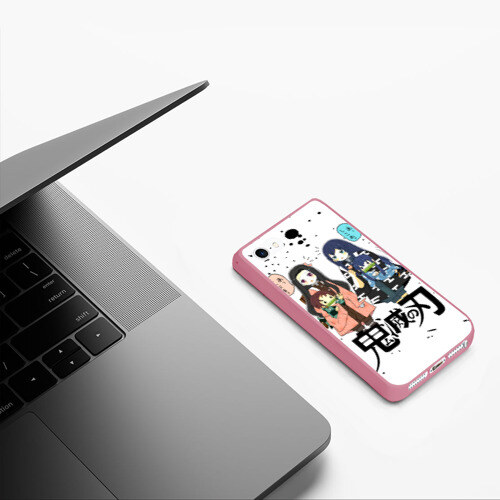 Чехол для iPhone 5/5S матовый Клинок рассекающий демонов фото