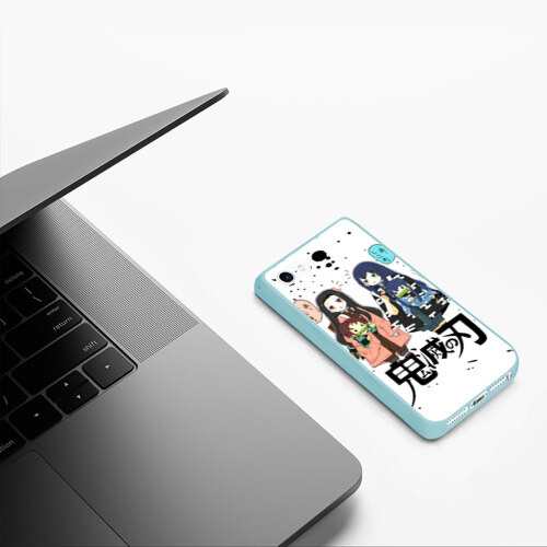 Чехол для iPhone 5/5S матовый Клинок рассекающий демонов фото