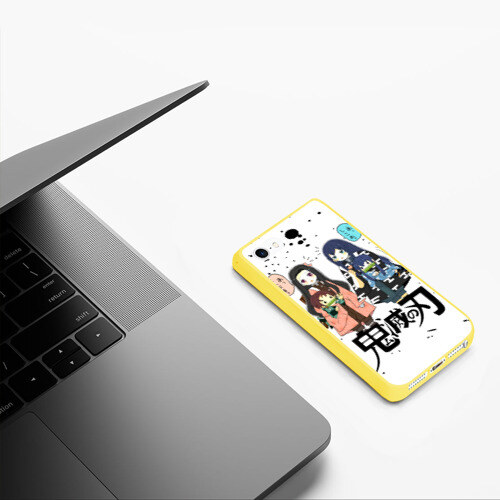 Чехол для iPhone 5/5S матовый Клинок рассекающий демонов фото