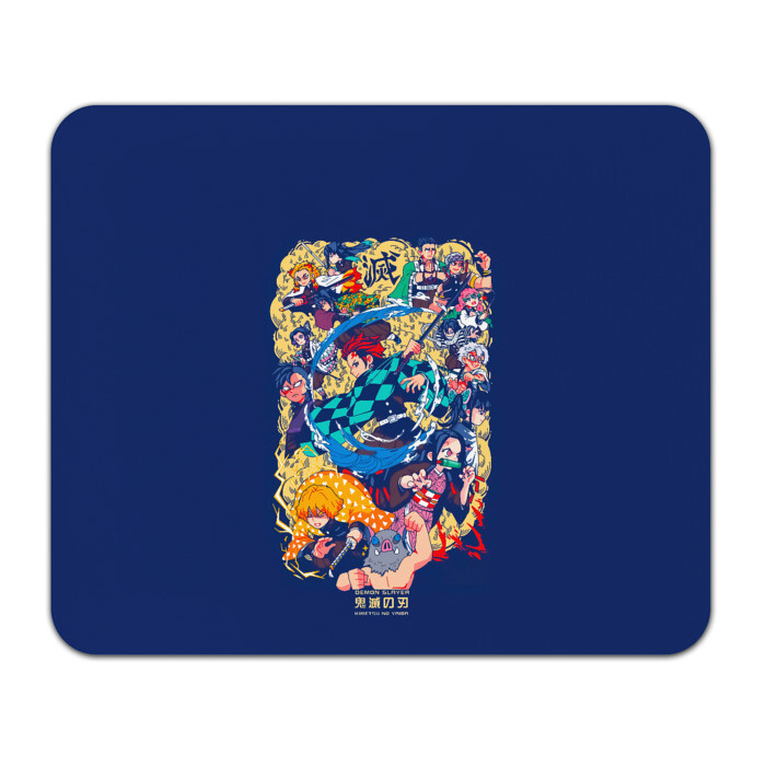Коврик для мышки прямоугольный Demon Slayer Kimetsu no Yaiba фото