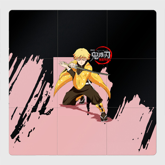 Магнитный плакат 3Х3 Зеницу Агацума Kimetsu no Yaiba фото