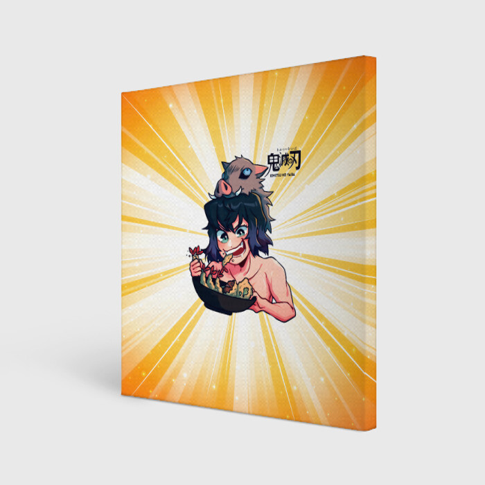 Холст квадратный Иноске Хашибира Kimetsu no Yai фото