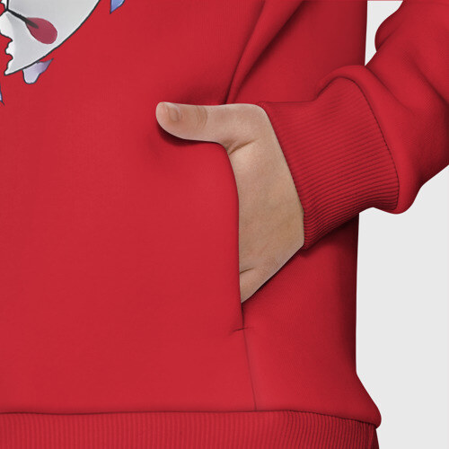 Детское худи Oversize хлопок Две маски Kimetsu no Yaiba фото