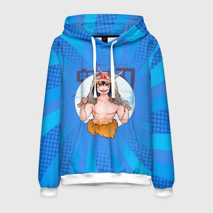 Мужская толстовка 3D Иноске Хашибира Kimetsu no Yaiba фото