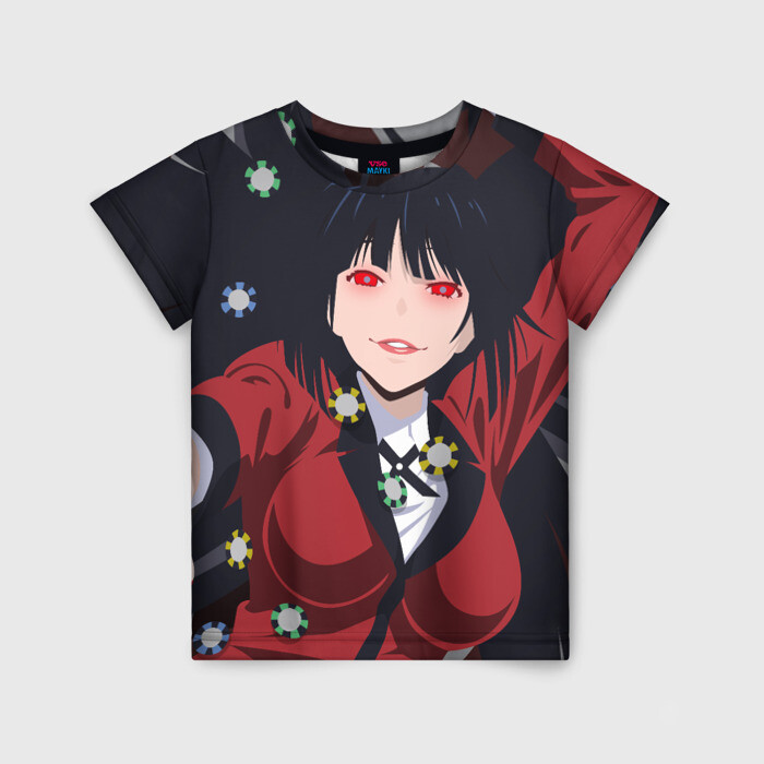 Детская футболка 3D Юмэко Джабами | Какэгуруи (Z) фото