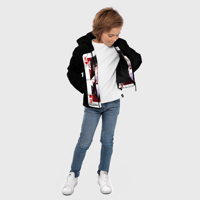 Зимняя куртка для мальчиков 3D Jabami Yumeko (Безумный Азарт) фото