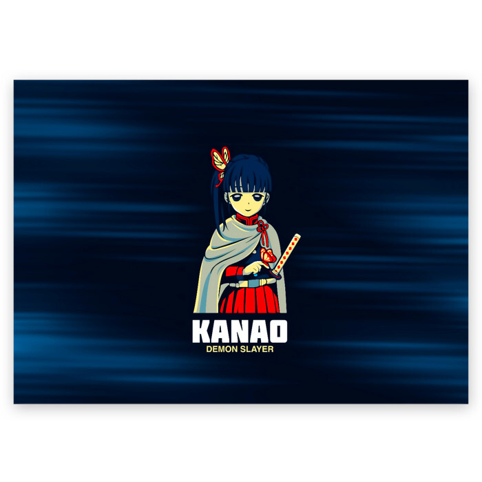 Поздравительная открытка KANAO Demon Slayer фото