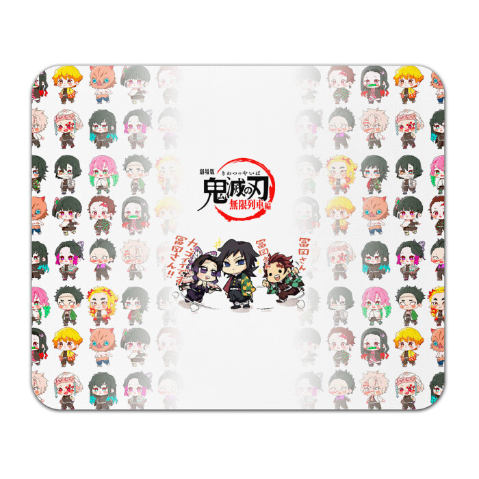 Коврик для мышки прямоугольный ПЕРСОНАЖИ Kimetsu no Yaiba фото