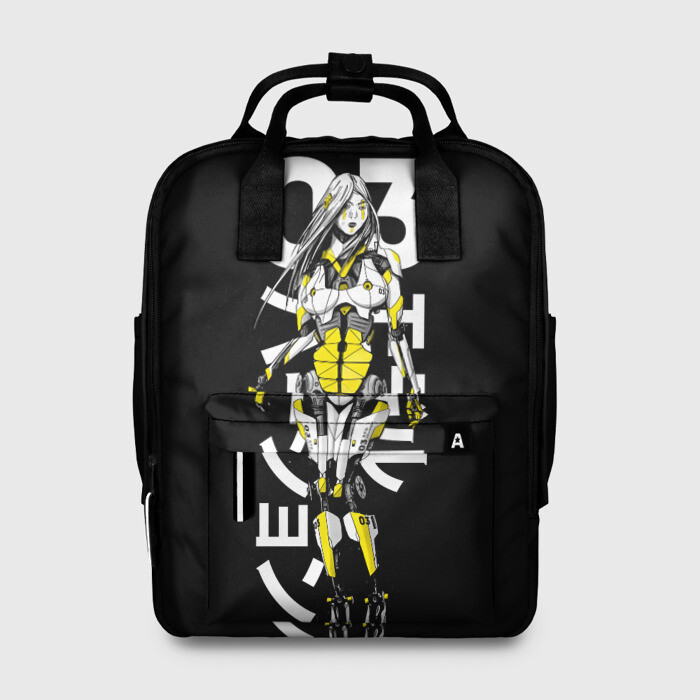 Женский рюкзак 3D Любовь, смерть и роботы фото