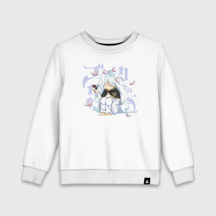 Детский свитшот хлопок Генри Леголант Чёрный клевер фото