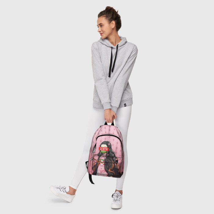 Рюкзак 3D SENPAI NEZUKO НЕЗУКО ПАТТЕРН фото