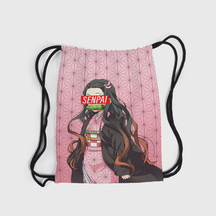 Рюкзак-мешок 3D SENPAI NEZUKO НЕЗУКО ПАТТЕРН фото