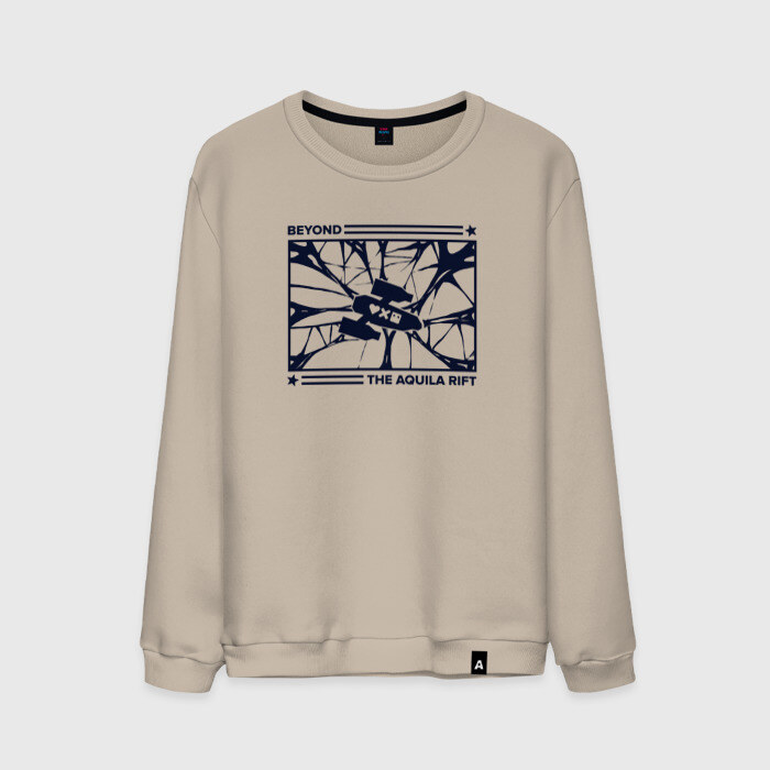 Мужской свитшот хлопок Любовь смерть и роботы За Разломом Орла фото