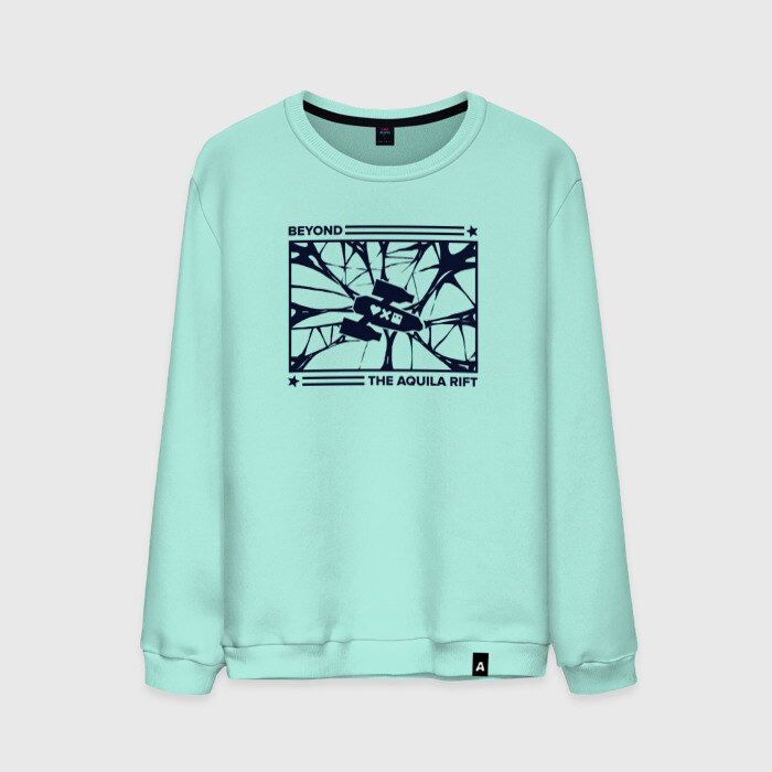 Мужской свитшот хлопок Любовь смерть и роботы За Разломом Орла фото