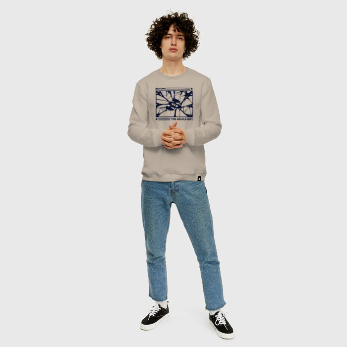 Мужской свитшот хлопок Любовь смерть и роботы За Разломом Орла фото