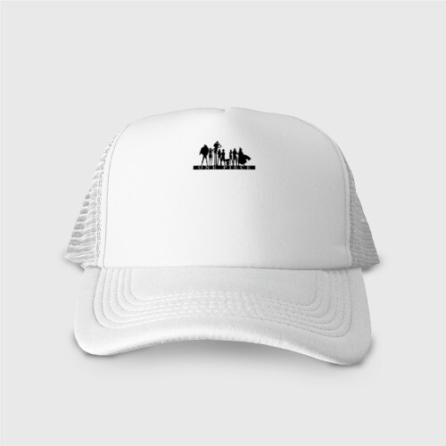 Кепка тракер с сеткой One Piece Большой куш команда фото