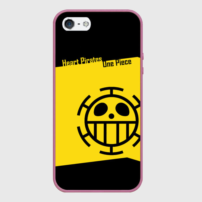 Чехол для iPhone 5/5S матовый Пираты Сердца One Piece фото