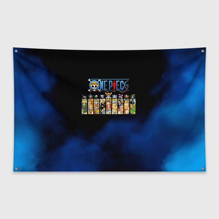 Флаг-баннер Пират Соломенной Шляпы | One Piece фото