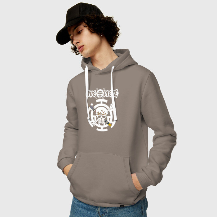 Мужская толстовка хлопок Эмблема Трафальгар Ло One Piece фото