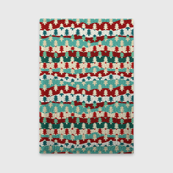 Обложка для автодокументов Ёлочки (новогодний дизайн) фото