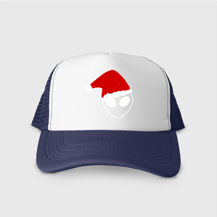 Кепка тракер с сеткой Alien Santa Claus фото