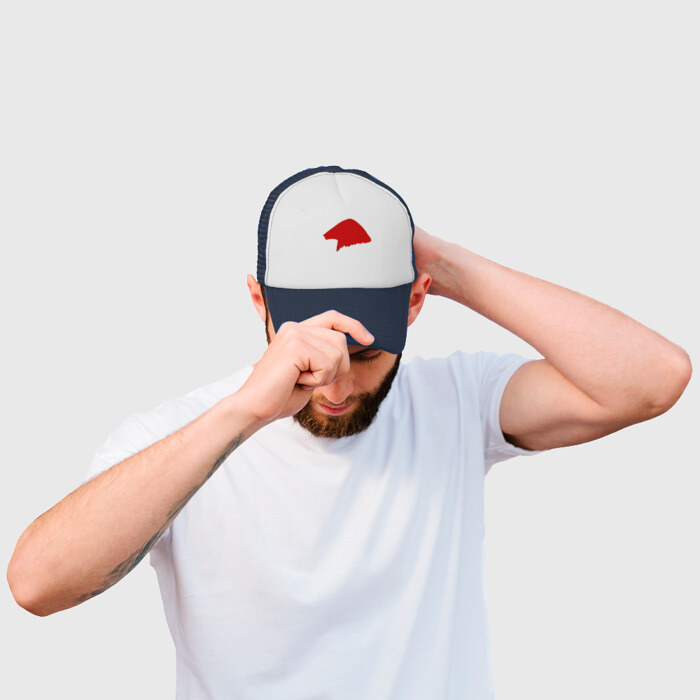 Кепка тракер с сеткой Alien Santa Claus фото